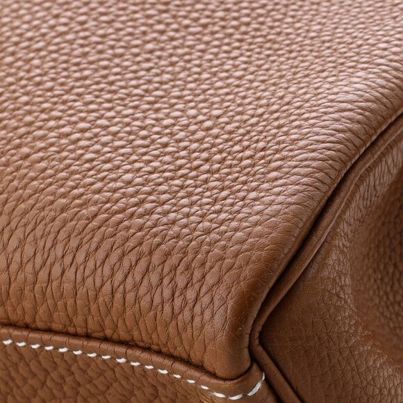 Hermes Kelly Handbag Gold Togo with Gold Hardware 28 Brown - Picture 9 of 13